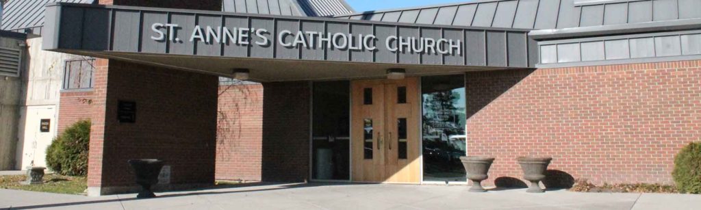 Front entrance of Saint Anne