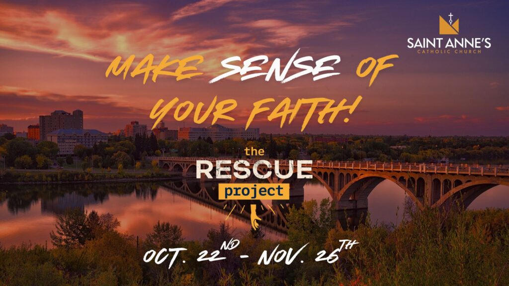 The Rescue Project: Make Sense of Your Faith, October 22 to November 26